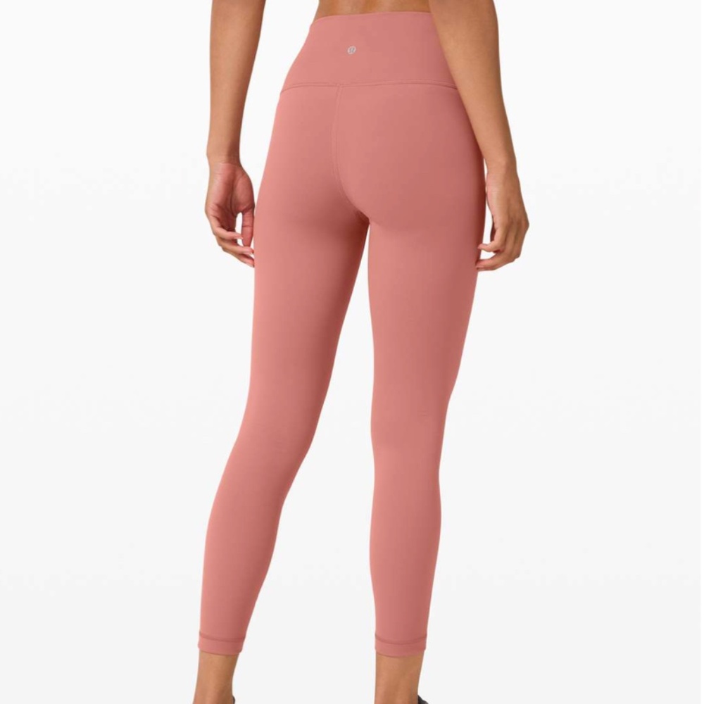 Lululemon Wunder Train High-Rise Tight 25" Brier Rose